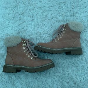Steve Madden pink booties